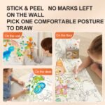 Adhesive Coloring Scroll: The Amazing Dinosaurs - Image 4